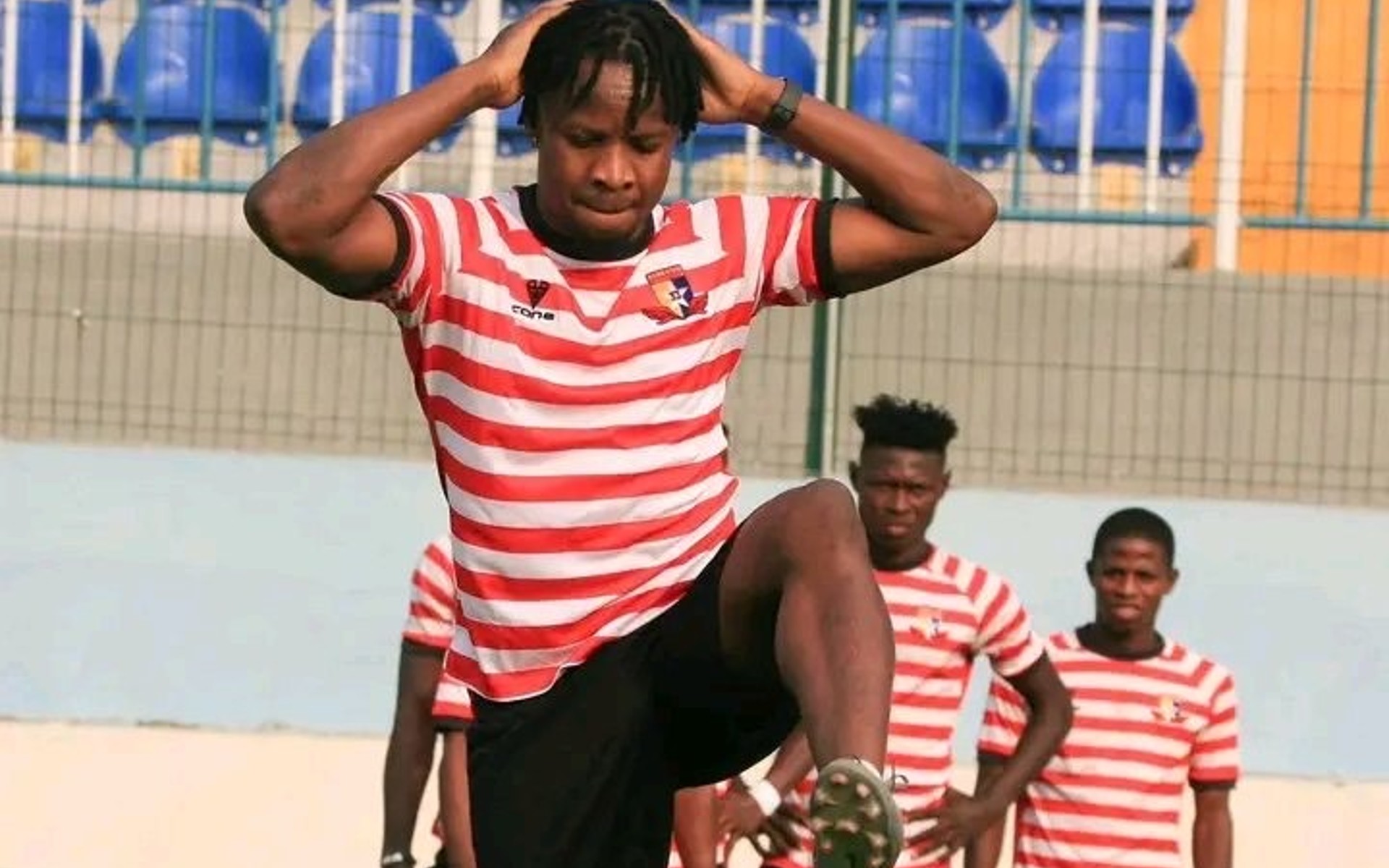 Ogenyi Onazi in Remo Stars training - Nigeria Football Ogenyi Onazi in Remo Stars training
