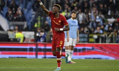 Tammy Abraham scores twice as AS Roma thump Lazio in Derby della Capitale Tammy Abraham scores twice as AS Roma thump Lazio in Derby della Capitale