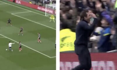 (Video) Conte’s superb reaction to Son’s stunning second goal vs. Leicester City (Video) Conte’s superb reaction to Son’s stunning second goal vs. Leicester City