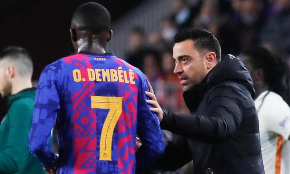 Xavi compares Dembele’s assists to his own Xavi compares Dembele’s assists to his own