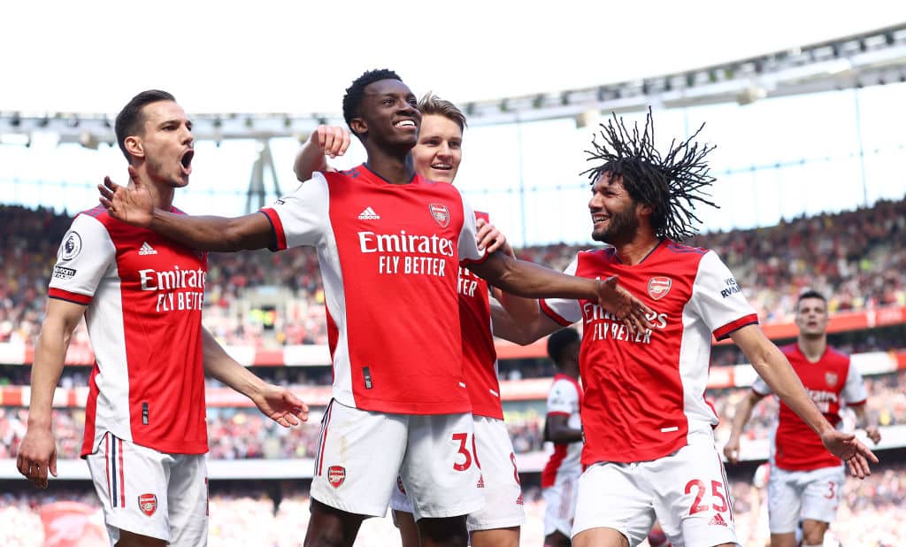 Eddie Nketiah joins exclusive Arsenal club after brace vs Leeds United Eddie Nketiah joins exclusive Arsenal club after brace vs Leeds United
