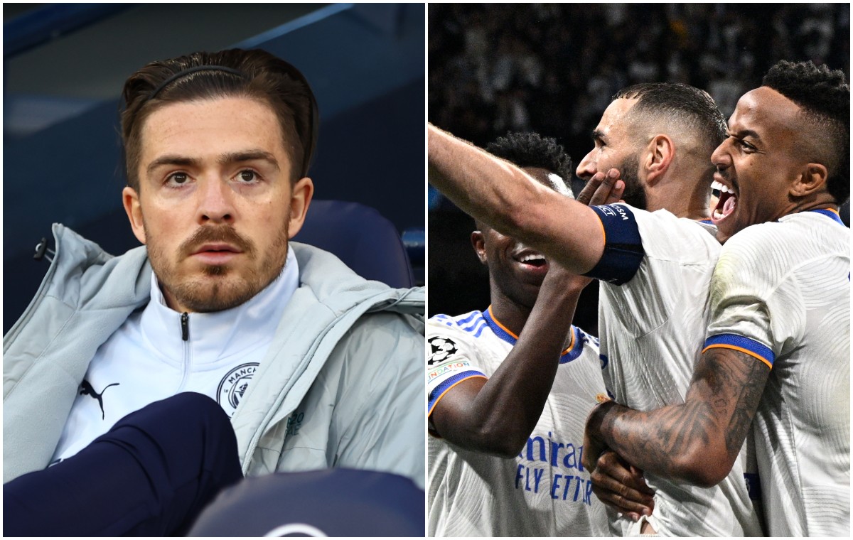 Jack Grealish spotted deleting old Real Madrid tweet following Man City crashing out of the Champions League