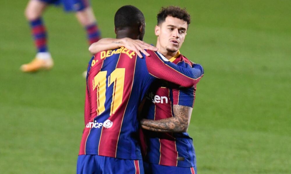 progress for Coutinho, good news for Dembélé? progress for Coutinho, good news for Dembélé?