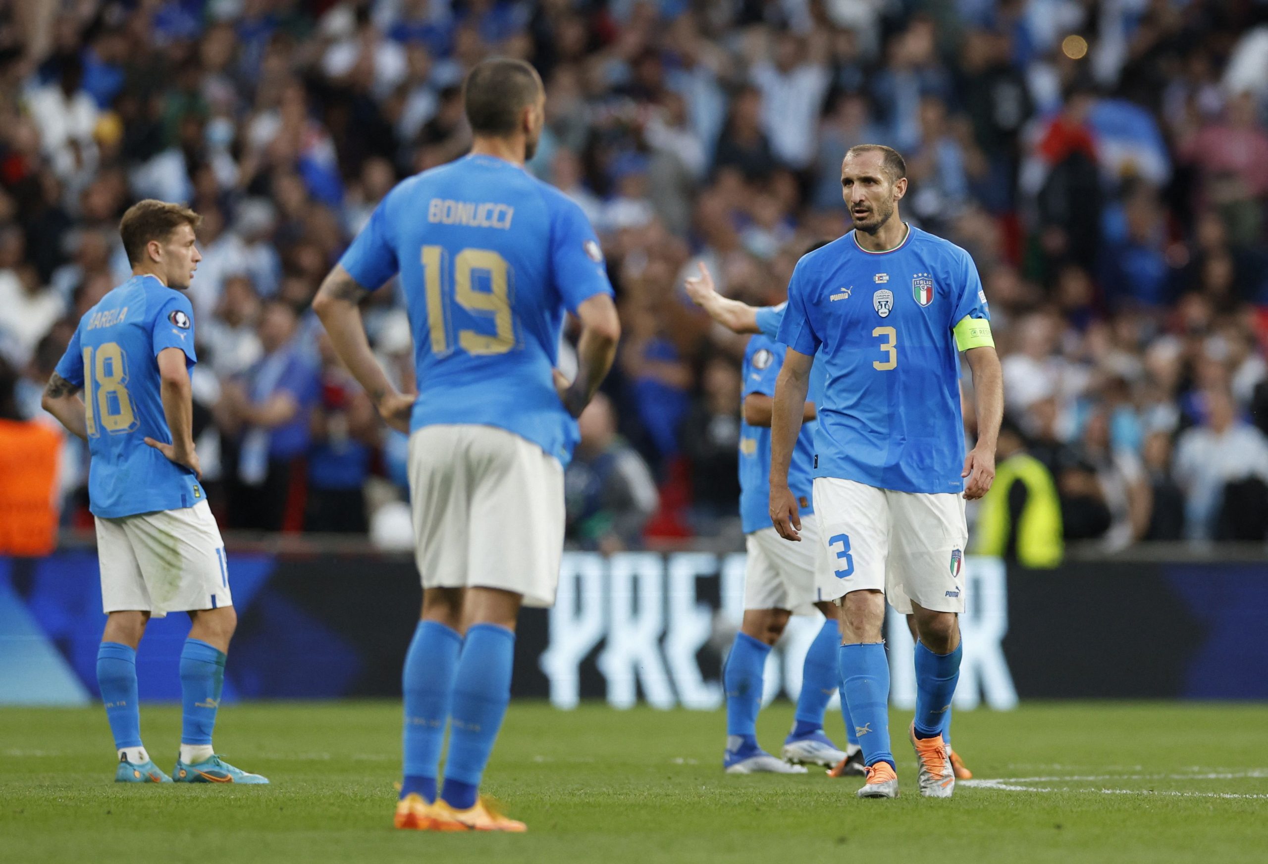 Italy spared from complete humiliation as Argentina win La Finalissima Italy spared from complete humiliation as Argentina win La Finalissima
