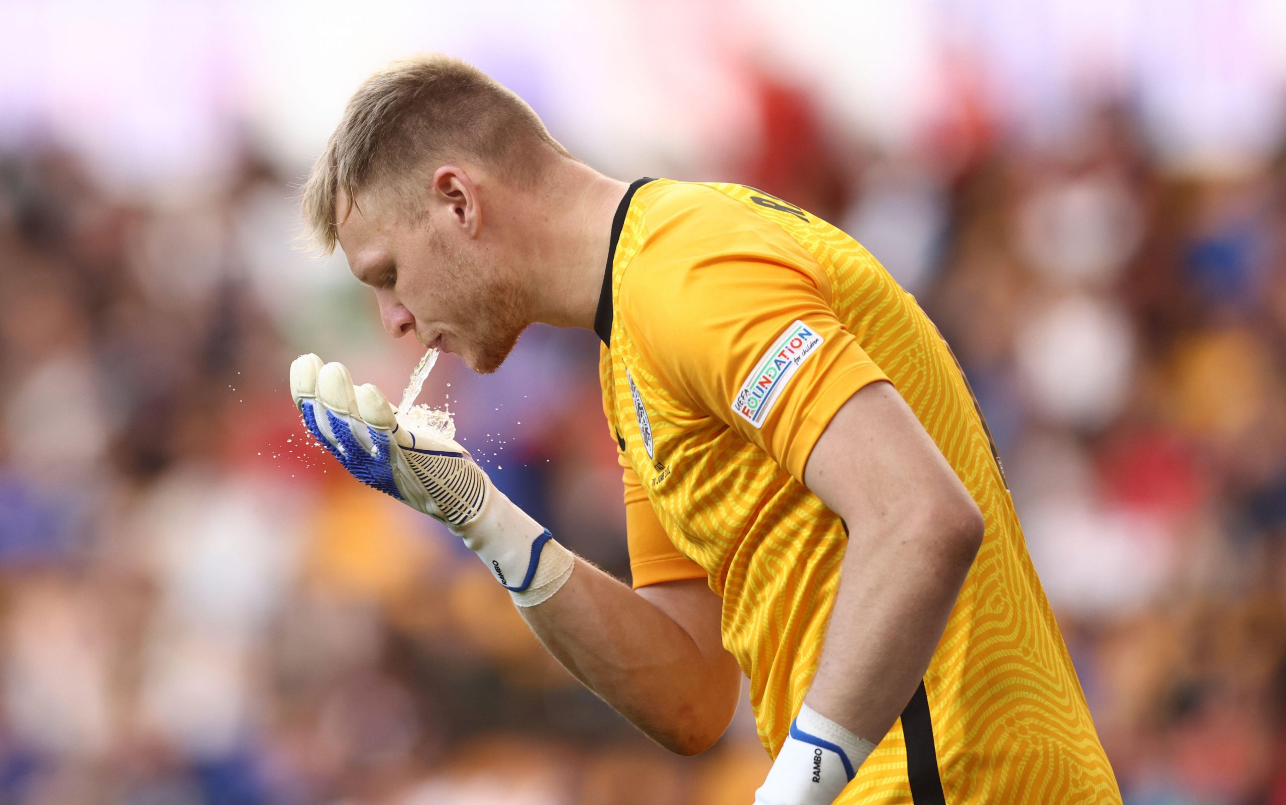 England fans send message to Southgate over Ramsdale during Italy clash England fans send message to Southgate over Ramsdale during Italy clash