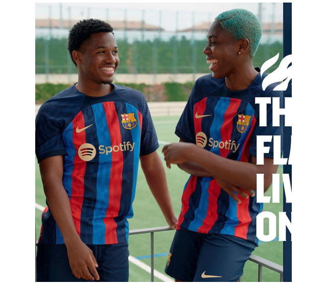 Oshoala, Ansu Fati unveil FC Barcelona’s new home kit celebrating Special Moment in City’s History Oshoala, Ansu Fati unveil FC Barcelona’s new home kit celebrating Special Moment in City’s History