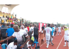 NPFL MATCH DAY 34: Rangers Players, officials go on rampage after draw with Rivers United NPFL MATCH DAY 34: Rangers Players, officials go on rampage after draw with Rivers United