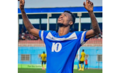Enyimba Striker leaves Super Eagles camp bangs Hat-trick against Kwara United