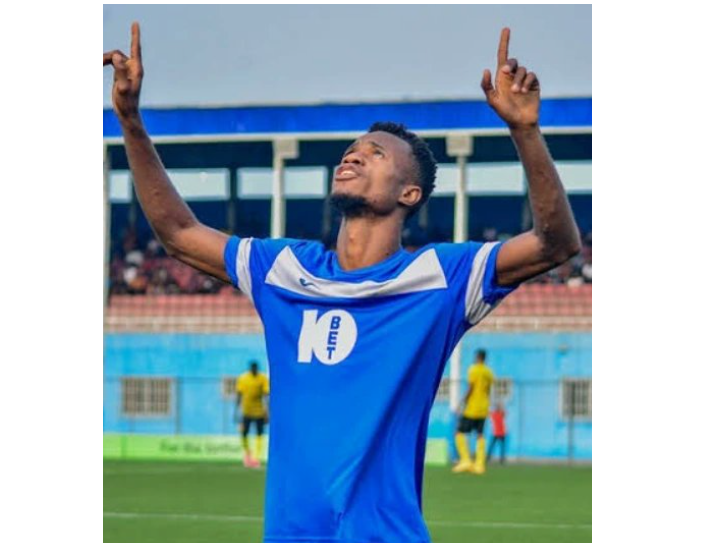 Enyimba Striker leaves Super Eagles camp bangs Hat-trick against Kwara United