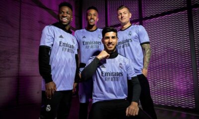 Real Madrid unveil purple away kit for 2022/23