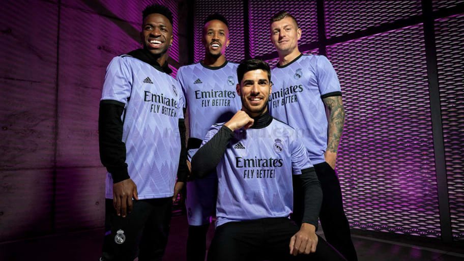 Real Madrid unveil purple away kit for 2022/23 Real Madrid unveil purple away kit for 2022/23