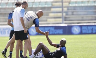 Spalletti quells tension, Osimhen returns to training at Napoli Spalletti quells tension, Osimhen returns to training at Napoli
