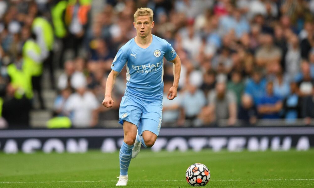 Arsenal officially announce the signing of Man City’s Oleksandr Zinchenko