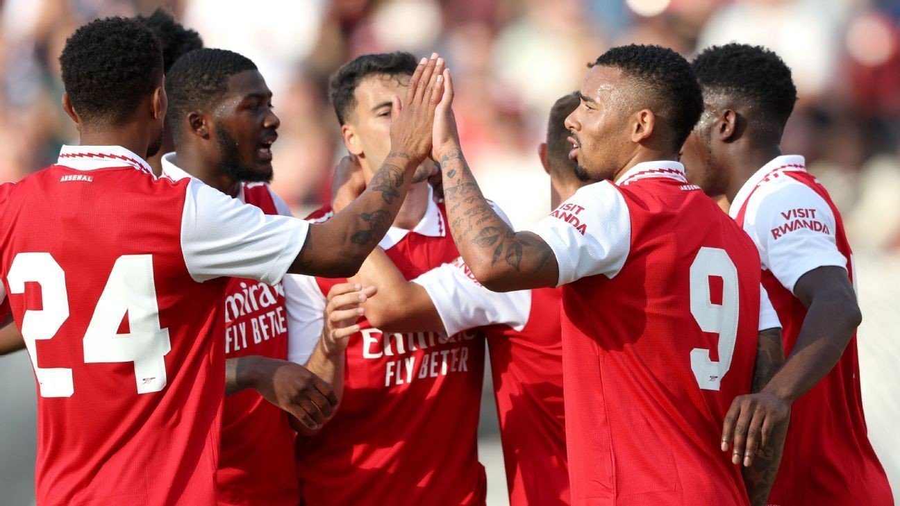 Gabriel Jesus scores 2 in Arsenal preseason win – Ghana Latest Football News, Live Scores, Results Gabriel Jesus scores 2 in Arsenal preseason win – Ghana Latest Football News, Live Scores, Results