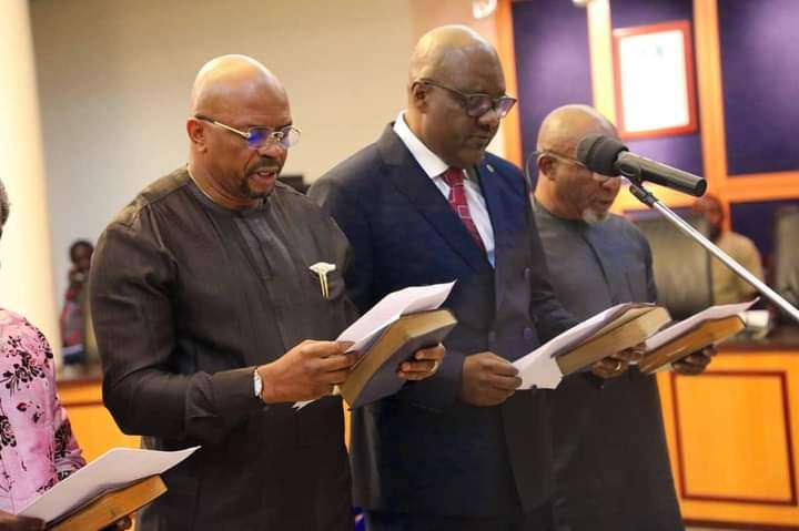 Governor Wike swears in Chairman of Rivers United as new Commissioner for Sports Rivers State Governor Wike swears in Chairman of Rivers United as new Commissioner for Sports Rivers State