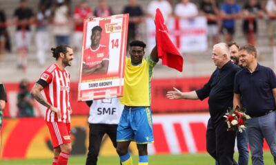 Super Eagles striker receives hero’s welcome on return to Berlin
