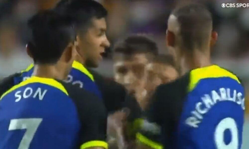 Richarlison throws punch during Spurs’ pre-season bust-up