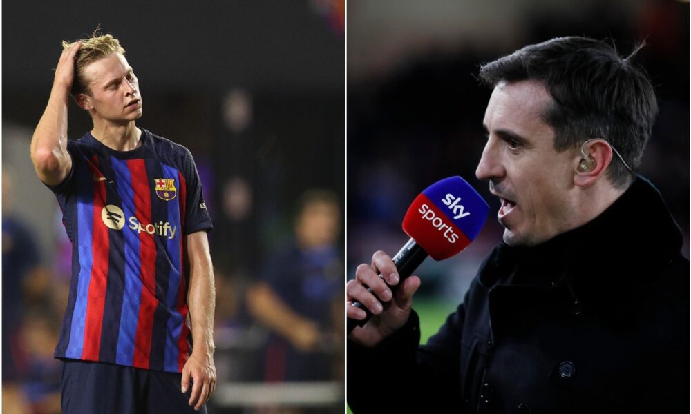 Gary Neville says Manchester United transfer target “should consider legal action” against Barcelona Gary Neville says Manchester United transfer target “should consider legal action” against Barcelona