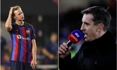 Gary Neville says Manchester United transfer target “should consider legal action” against Barcelona Gary Neville says Manchester United transfer target “should consider legal action” against Barcelona