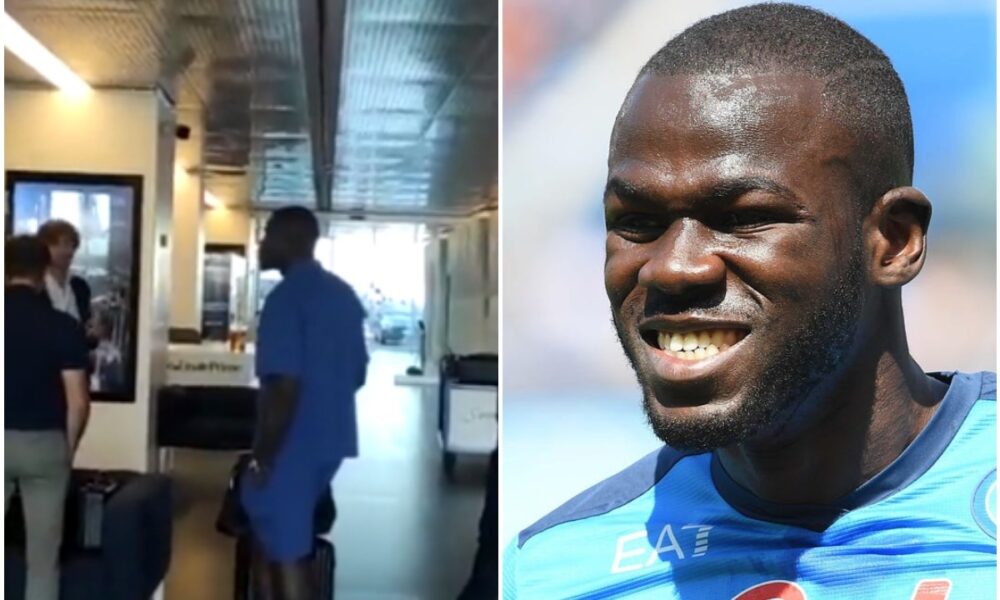 Koulibaly arrives in London ahead of his medical today