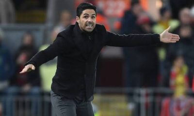 How Arsenal’s Arteta simulated Anfield atmosphere for players during training How Arsenal’s Arteta simulated Anfield atmosphere for players during training