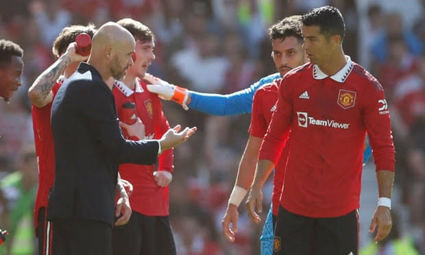 Trouble in paradise as Ten Hag frowns at Ronaldo’s ‘unacceptable’ behaviour Trouble in paradise as Ten Hag frowns at Ronaldo’s ‘unacceptable’ behaviour