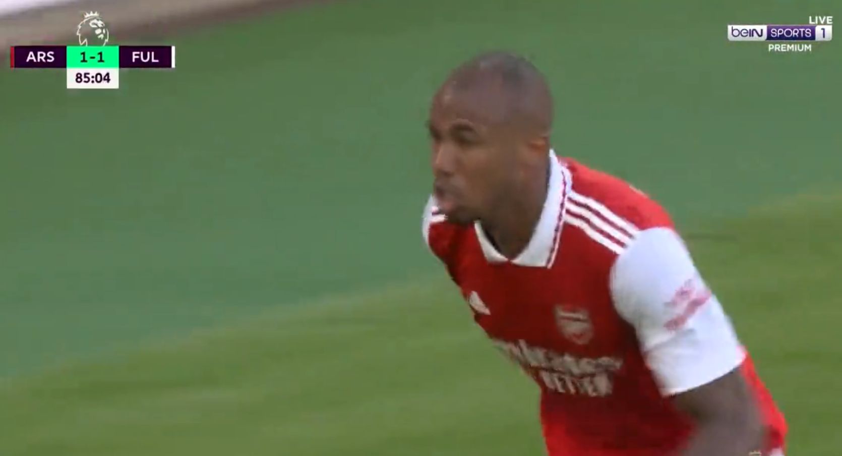 Gabriel redeems himself with late goal after Leno mistake