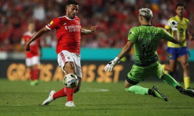 Everton looking at Goncalo Ramos Everton looking at Goncalo Ramos
