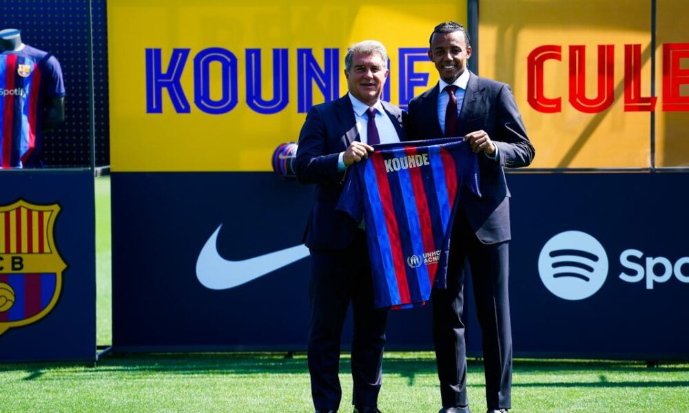 Laporta explains Kounde’s absence and makes a major revelation Laporta explains Kounde’s absence and makes a major revelation
