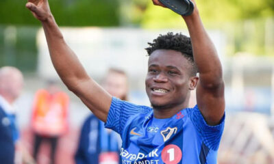 Nigerian Striker rewarded with contract extension after superb performances Nigerian Striker rewarded with contract extension after superb performances
