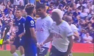 Romero screams in Chelsea player’s face after late goal Romero screams in Chelsea player’s face after late goal
