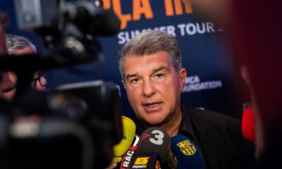 Valladolid: Laporta appears with an impressive cockade, the club specifies the reason Valladolid: Laporta appears with an impressive cockade, the club specifies the reason