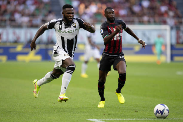 No Success for Udinese, lose Serie A opener against AC Milan No Success for Udinese, lose Serie A opener against AC Milan
