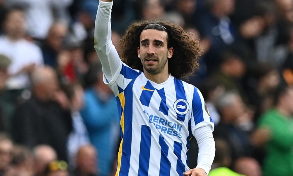 Manchester City offer £40m for Brighton defender Marc Cucurella