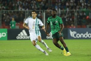 FC Lorient praises Super Eagles Striker for goal against the Desert Foxes FC Lorient praises Super Eagles Striker for goal against the Desert Foxes