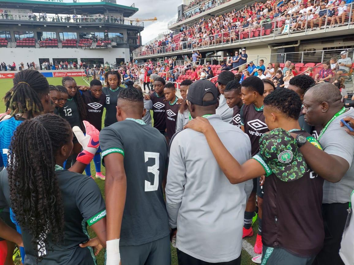 Super Falcons end 20-year goalless streak against USA Super Falcons end 20-year goalless streak against USA