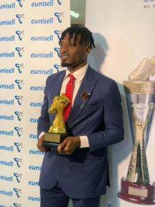 Chijioke Akuneto receives golden boot award Chijioke Akuneto receives golden boot award