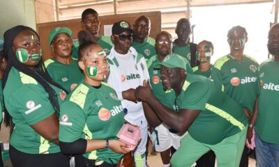 SESC Chairman Donate Bus To Convey Members To Lagos To Cheer  Kwara United SESC Chairman Donate Bus To Convey Members To Lagos To Cheer  Kwara United