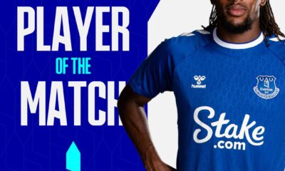 Alex Iwobi Stars As Everton Records First Win Of The Season, Grabs MOTM Award Alex Iwobi Stars As Everton Records First Win Of The Season, Grabs MOTM Award