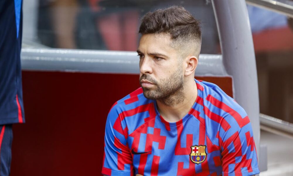 Jordi Alba was reframed by the club after complaining