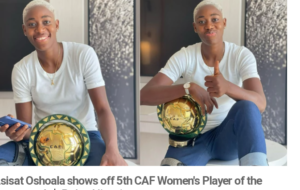 Oshoala Returns To Falcons After Injury Oshoala Returns To Falcons After Injury