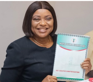 NFF ELECTION: NWFL Chairperson Falode joins the race to freshen women’s football NFF ELECTION: NWFL Chairperson Falode joins the race to freshen women’s football