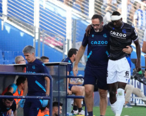 Injury scare: Another Super Eagles striker injured in Europe