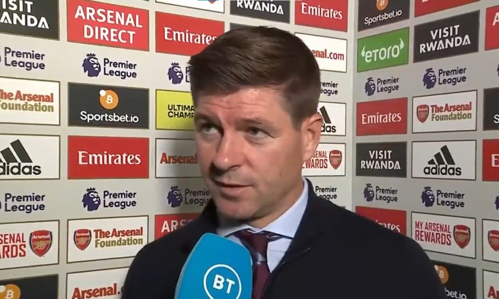 Steven Gerrard admits worry for Aston Villa job