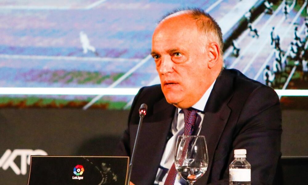 Tebas reflects on the Blaugrana’s financial revival and the Griezmann case