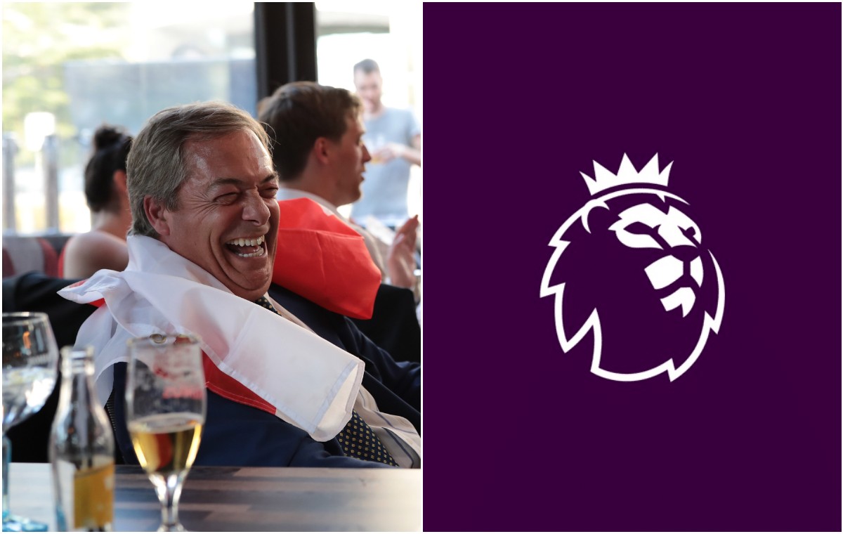 Nigel Farage reveals which Premier League club he supports