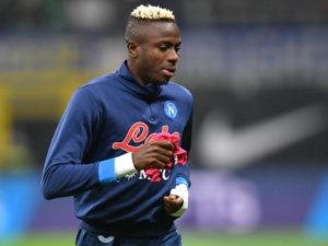 Osimhen resumes training 20 days after muscle injury Osimhen resumes training 20 days after muscle injury
