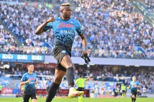 Osimhen bangs in Hattrick as Napoli win Big Against Sassuolo Osimhen bangs in Hattrick as Napoli win Big Against Sassuolo