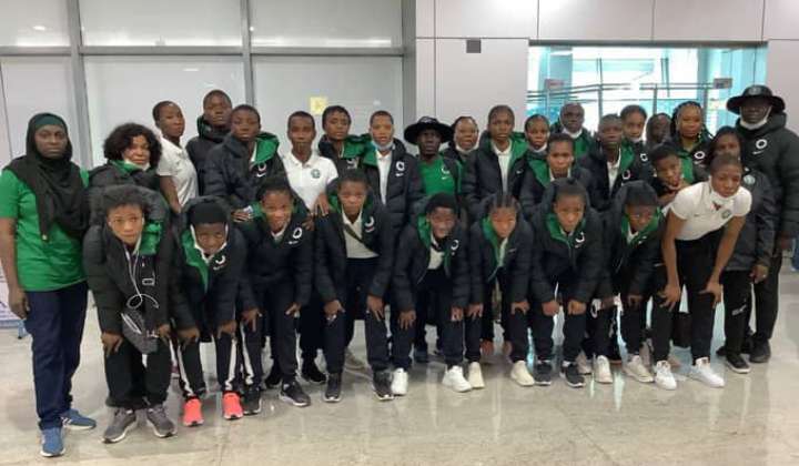 FIFA U-17 WORLD CUP: Flamingos of Nigeria arrive India FIFA U-17 WORLD CUP: Flamingos of Nigeria arrive India