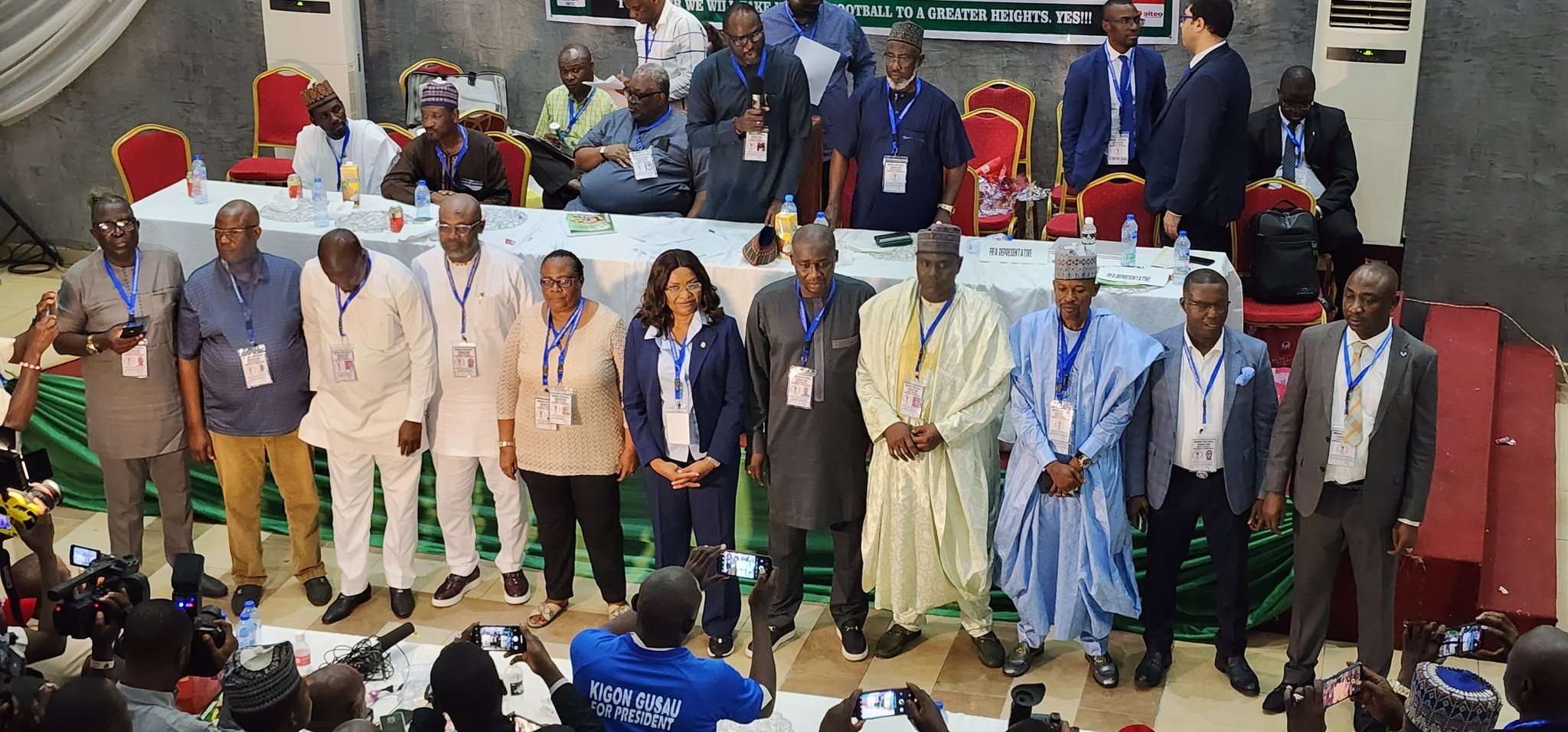 Nigeria MiniFootball Association Congratulates newly elected NFF President Nigeria MiniFootball Association Congratulates newly elected NFF President
